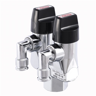 LA二口コンセントON・OFFヒューズガス栓／LPガス用