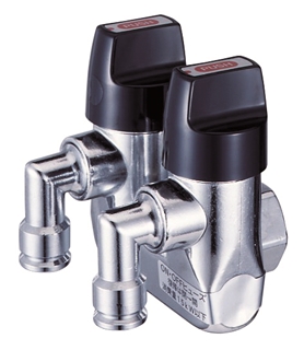 LB二口コンセントON・OFFヒューズガス栓／LPガス用