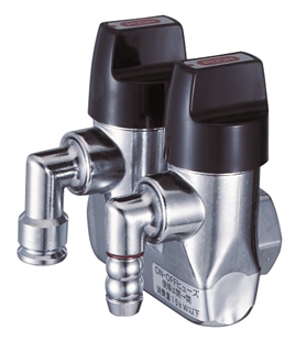 LB二口ペアON・OFFヒューズガス栓／LPガス用