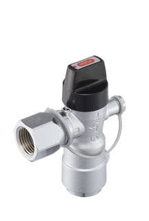 検査孔付フレキULねじガス栓／LPガス用