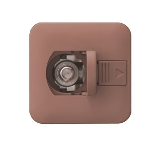 ガスコンセント埋込床丸穴斜／都市ガス用