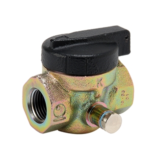 検査孔付ねじハンドガス栓／都市ガス用