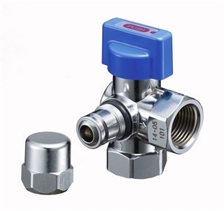 検査孔付L型ボール可とう管ガス栓／LPガス用